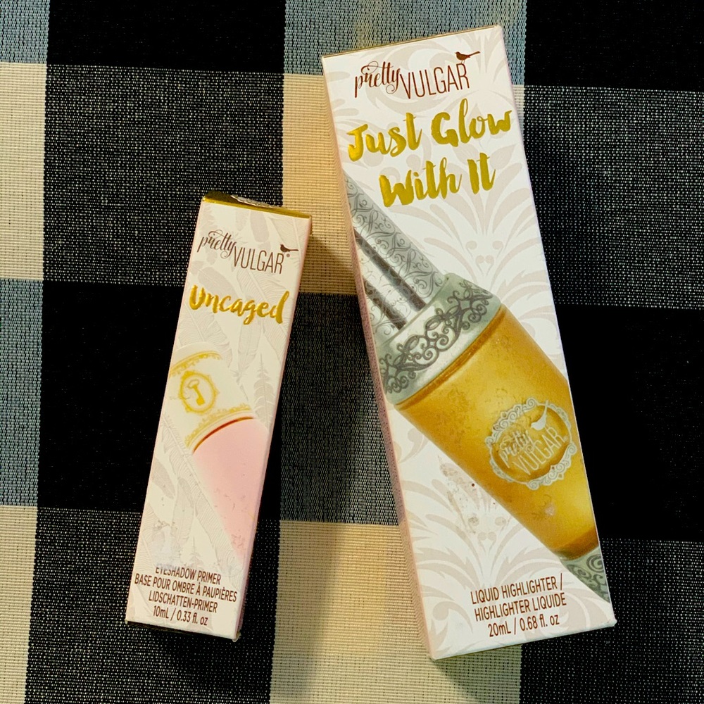 NIB Pretty Vulgar highlighter & primer